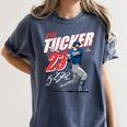 Kyle Tucker Los Angeles D Baseball Players MLBKYT204M Women's Comfort Colors T-Shirt Moss