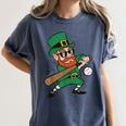 Leprechaun Baseball St Patricks Day Saint Pattys Men Boys Women's Comfort Colors T-Shirt Moss