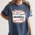 Loud & Proud Baseball Mom Women Women's Comfort Colors T-Shirt Moss