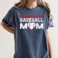 Loud And Proud Baseball Mom Baseball Mom Heart Women's Comfort Colors T-Shirt Moss