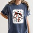 Loud Proud Baseball Mom Mommy Women's Comfort Colors T-Shirt Moss