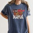 Loud Proud Mama Baseball Mom Women's Comfort Colors T-Shirt Moss