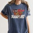 Loud Proud Mawmaw Baseball Mom Mama Women's Comfort Colors T-Shirt Moss