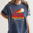 Love Is Our Home Run Baseball Valentine Couple Women's Comfort Colors T-Shirt Moss Love Is Our Home Run Baseball Valentine Couple Women's Comfort Colors T-Shirt Moss
