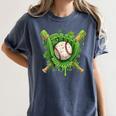 Lucky Shamrock Baseball Gloves Drip St Patrick's Day Boys Women's Comfort Colors T-Shirt Moss Lucky Shamrock Baseball Gloves Drip St Patrick's Day Boys Women's Comfort Colors T-Shirt Moss