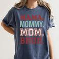 Mama Mommy Mom Bruh Baseball Mom Life Women's Comfort Colors T-Shirt Moss Mama Mommy Mom Bruh Baseball Mom Life Women's Comfort Colors T-Shirt Moss
