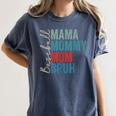 Mama Mommy Mom Bruh Baseball Mom Lover Mother's Day Women's Comfort Colors T-Shirt Moss