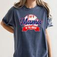 Mama Rookie Of Year 1st Birthday Baseball Theme Matching Women's Comfort Colors T-Shirt Moss Mama Rookie Of Year 1st Birthday Baseball Theme Matching Women's Comfort Colors T-Shirt Moss