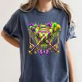Mardi Gras Baseball Jester Hat New Orleans Men Women Kid Women's Comfort Colors T-Shirt Moss Mardi Gras Baseball Jester Hat New Orleans Men Women Kid Women's Comfort Colors T-Shirt Moss