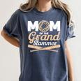 Mom Of The Grand Slammer Leopard Baseball Mom Women's Comfort Colors T-Shirt Moss Mom Of The Grand Slammer Leopard Baseball Mom Women's Comfort Colors T-Shirt Moss