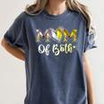 Mom Of Both Softball Baseball Mom Premium Women's Comfort Colors T-Shirt Moss