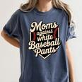 Moms Against Baseball Pants Baseball Mom Premium Tri-Blend Women's Comfort Colors T-Shirt Moss