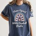 Moms Against Baseball Pants Baseball Mom Rainbow Women's Comfort Colors T-Shirt Moss Moms Against Baseball Pants Baseball Mom Rainbow Women's Comfort Colors T-Shirt Moss