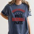 Moms Against Baseball Pants Season Baseball Mom Women's Comfort Colors T-Shirt Moss