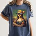 Mona Lisa Baseball Trending Aesthetic Streetwear Women's Comfort Colors T-Shirt Moss