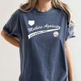 Mothers Against Baseball Pants Baseball Mom Women's Comfort Colors T-Shirt Moss