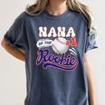 Nana Rookie Of Year 1st Birthday Baseball Theme Matching Women's Comfort Colors T-Shirt Moss Nana Rookie Of Year 1st Birthday Baseball Theme Matching Women's Comfort Colors T-Shirt Moss