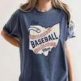 Ohio Baseball Mom Women's Comfort Colors T-Shirt Moss Ohio Baseball Mom Women's Comfort Colors T-Shirt Moss
