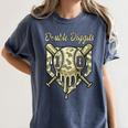 Old School Camo Baseball Drip Double Digits 10th Birthday Women's Comfort Colors T-Shirt Moss