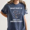 What Part Of Dont You Understand 6432 Baseball Women's Comfort Colors T-Shirt Moss What Part Of Dont You Understand 6432 Baseball Women's Comfort Colors T-Shirt Moss