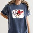 Peace Love Baseball Mom Mommy Premium Women's Comfort Colors T-Shirt Moss