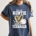 Proud Auntie Of An Official Teenager 13th Birthday Baseball Women's Comfort Colors T-Shirt Moss Proud Auntie Of An Official Teenager 13th Birthday Baseball Women's Comfort Colors T-Shirt Moss