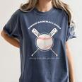 PROUD BASEBALL MOM Women's Comfort Colors T-Shirt Moss PROUD BASEBALL MOM Women's Comfort Colors T-Shirt Moss