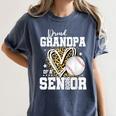 Proud Grandpa Of A 2026 Senior Baseball Graduation Leopard Women's Comfort Colors T-Shirt Moss Proud Grandpa Of A 2026 Senior Baseball Graduation Leopard Women's Comfort Colors T-Shirt Moss