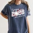 Proud Mama Of A 2026 Senior Baseball Graduation Mom Women's Comfort Colors T-Shirt Moss Proud Mama Of A 2026 Senior Baseball Graduation Mom Women's Comfort Colors T-Shirt Moss