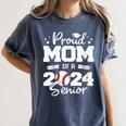 Proud Mom Of a 2024 Senior Baseball Mom 2024 Graduate Women's Comfort Colors T-Shirt Moss Proud Mom Of a 2024 Senior Baseball Mom 2024 Graduate Women's Comfort Colors T-Shirt Moss