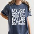 Proud Sassy Baseball Mom Women's Comfort Colors T-Shirt Moss Proud Sassy Baseball Mom Women's Comfort Colors T-Shirt Moss
