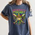 Respect The Drip Mardi Gras Baseball Ice Cream Boys Carnival Women's Comfort Colors T-Shirt Moss Respect The Drip Mardi Gras Baseball Ice Cream Boys Carnival Women's Comfort Colors T-Shirt Moss