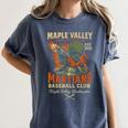 Retro Minor League Maple Valley Martians Baseball Club Women's Comfort Colors T-Shirt Moss Retro Minor League Maple Valley Martians Baseball Club Women's Comfort Colors T-Shirt Moss