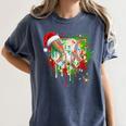 Santa Sports Ice Baseball Christmas Xmas Pajama Kid Men Boys Women's Comfort Colors T-Shirt Moss Santa Sports Ice Baseball Christmas Xmas Pajama Kid Men Boys Women's Comfort Colors T-Shirt Moss