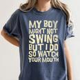 Sassy Baseball Mom Women's Comfort Colors T-Shirt Moss Sassy Baseball Mom Women's Comfort Colors T-Shirt Moss