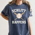 Schlitt Happens Baseball Apparel Love The Bronx Women's Comfort Colors T-Shirt Moss Schlitt Happens Baseball Apparel Love The Bronx Women's Comfort Colors T-Shirt Moss