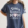 Senior Baseball Mom 2024 Class Of 2024 Graduation Women's Comfort Colors T-Shirt Moss Senior Baseball Mom 2024 Class Of 2024 Graduation Women's Comfort Colors T-Shirt Moss