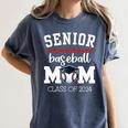 Senior Baseball Mom 2024 Senior Mom Class Of 2024 Baseball Women's Comfort Colors T-Shirt Moss Senior Baseball Mom 2024 Senior Mom Class Of 2024 Baseball Women's Comfort Colors T-Shirt Moss