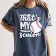 My Senior Baseball Senior Mom 2026 Baseball Senior Mama Women's Comfort Colors T-Shirt Moss