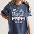 Senior Baseball Mom 2028 Class Of 2028 Graduation Women's Comfort Colors T-Shirt Moss