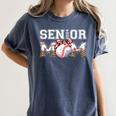 Senior Mom Class Of 2024 Baseball Mom Bandana Graduation Women's Comfort Colors T-Shirt Moss
