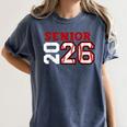 Senior Night Class Of 2026 Baseball Seniors Matching Team Women's Comfort Colors T-Shirt Moss