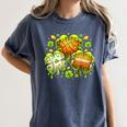 Shamrock Basketball Baseball Drip St Patrick's Day Boys Men Women's Comfort Colors T-Shirt Moss Shamrock Basketball Baseball Drip St Patrick's Day Boys Men Women's Comfort Colors T-Shirt Moss
