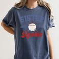 Sister Of Rookie 1st Birthday Baseball Boy Family Matching Women's Comfort Colors T-Shirt Moss Sister Of Rookie 1st Birthday Baseball Boy Family Matching Women's Comfort Colors T-Shirt Moss