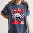 Six Seven 67 Bruh 6 7 Meme Baseball Ice Cream Drip Valentine Women's Comfort Colors T-Shirt Moss