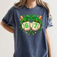 Six Seven 67 Meme Baseball Coquette Bow St Patrick's Day Women's Comfort Colors T-Shirt Moss Six Seven 67 Meme Baseball Coquette Bow St Patrick's Day Women's Comfort Colors T-Shirt Moss