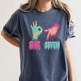 Six Seven 67 Meme Ice Cream Drip Baseball For Boy Kids Women's Comfort Colors T-Shirt Moss Six Seven 67 Meme Ice Cream Drip Baseball For Boy Kids Women's Comfort Colors T-Shirt Moss
