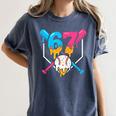 Six Seven Baseball Ice Cream Drip Cool 67 Gen Alpha Slang Women's Comfort Colors T-Shirt Moss Six Seven Baseball Ice Cream Drip Cool 67 Gen Alpha Slang Women's Comfort Colors T-Shirt Moss