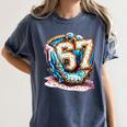Six Seven Baseball Lifestyle 67 Meme Gen Alpha Slang Premium Tri-Blend Women's Comfort Colors T-Shirt Moss