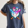 Six Seven Baseball Respect The Drip Boys Baseball Women's Comfort Colors T-Shirt Moss Six Seven Baseball Respect The Drip Boys Baseball Women's Comfort Colors T-Shirt Moss